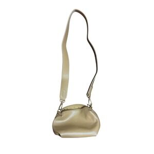 Anthropologie Tan‎ Faux Leather Crossbody Bag Purse Small Boho Adjustable Strap